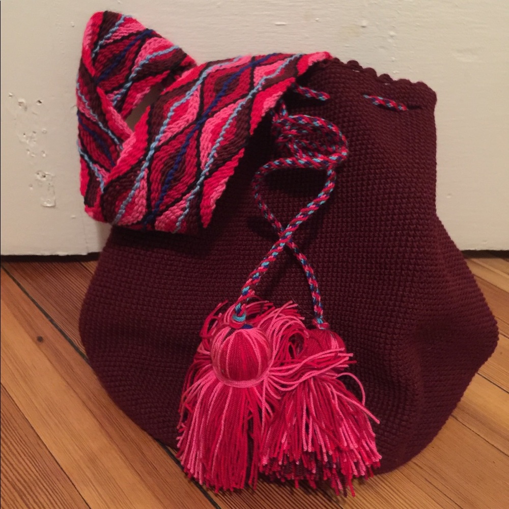 Knit Wayuu Bucket Bag
